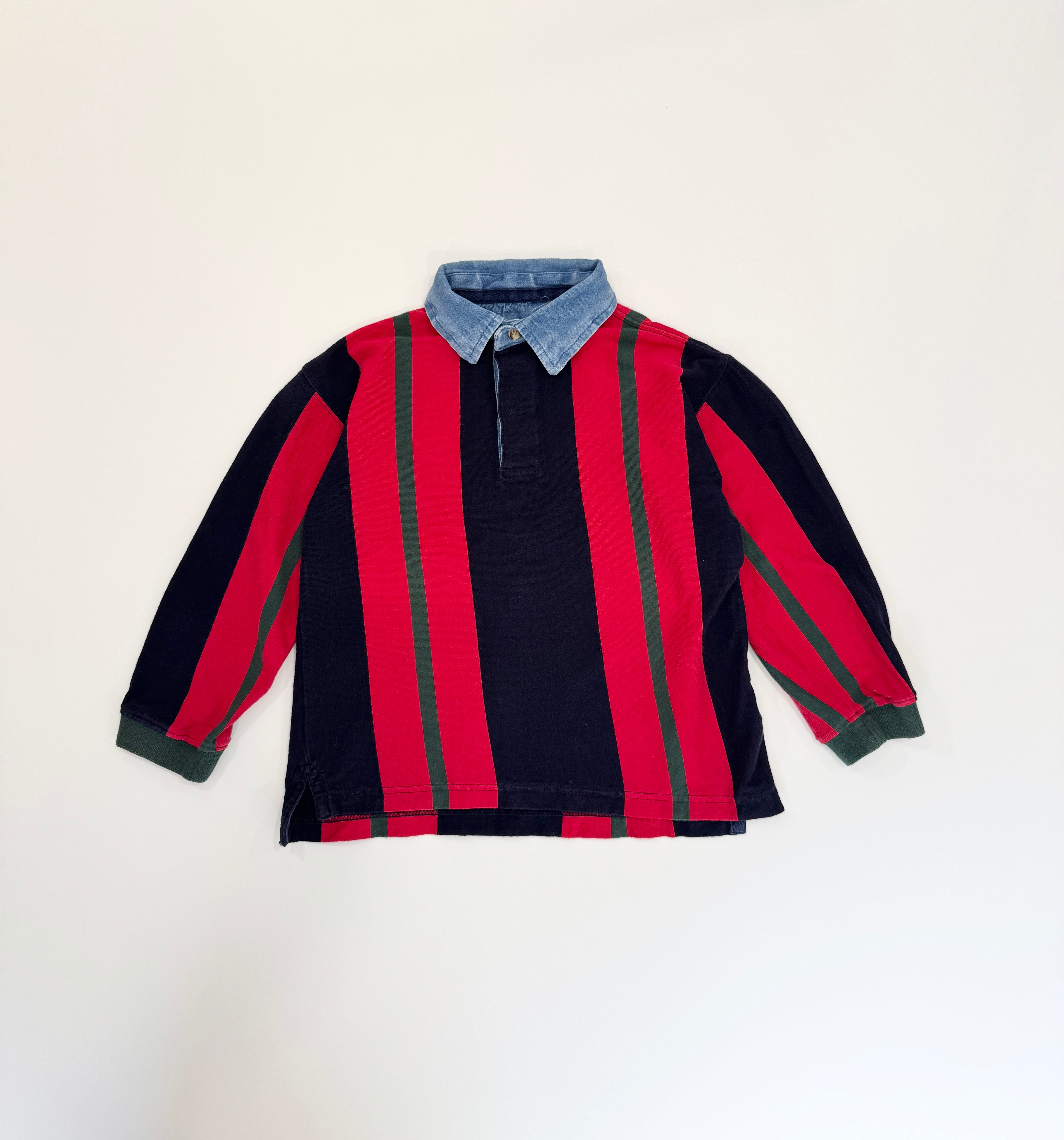 Vintage 90s Long Sleeve Polo (size 4)