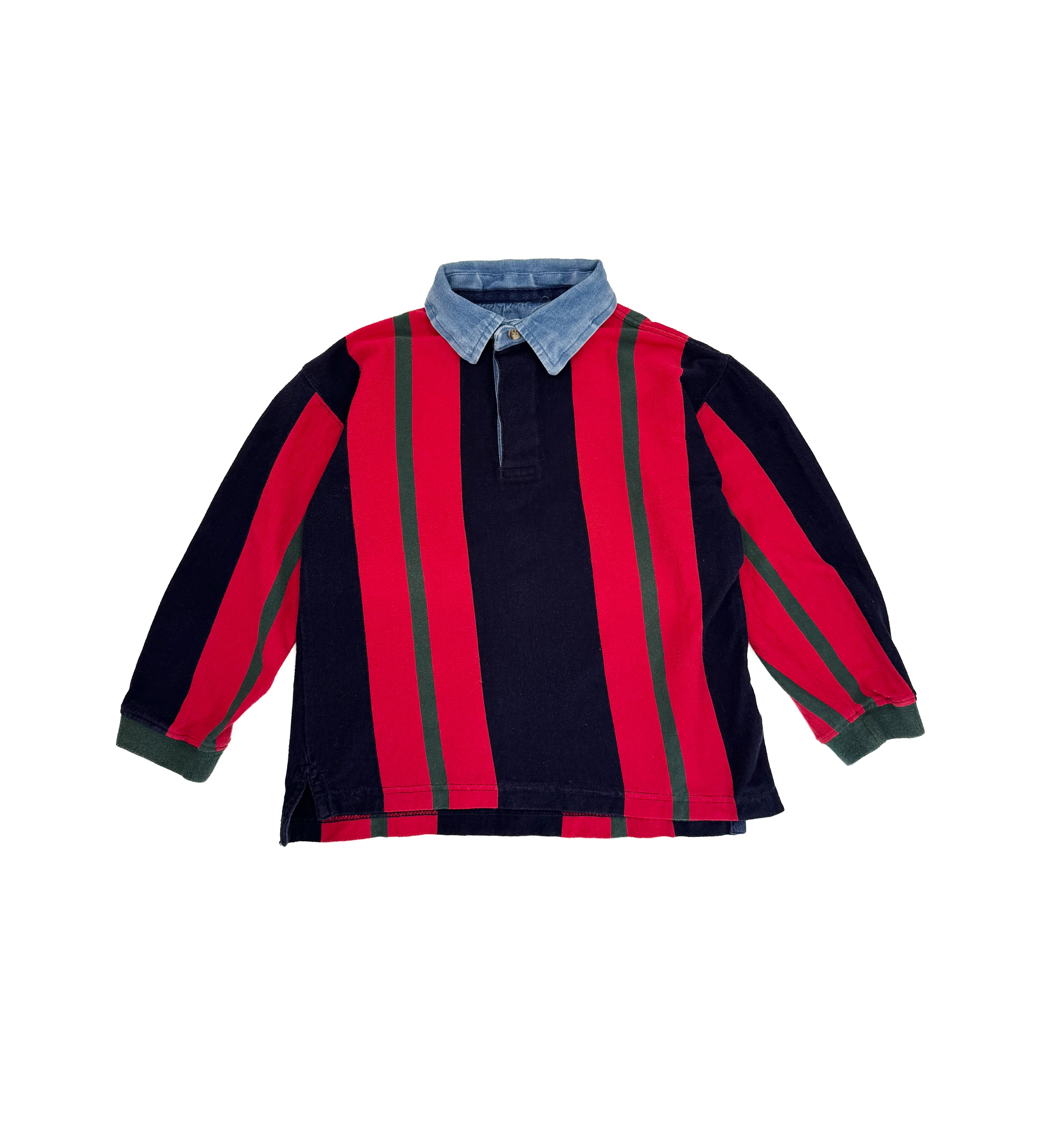 Vintage 90s Long Sleeve Polo (size 4)
