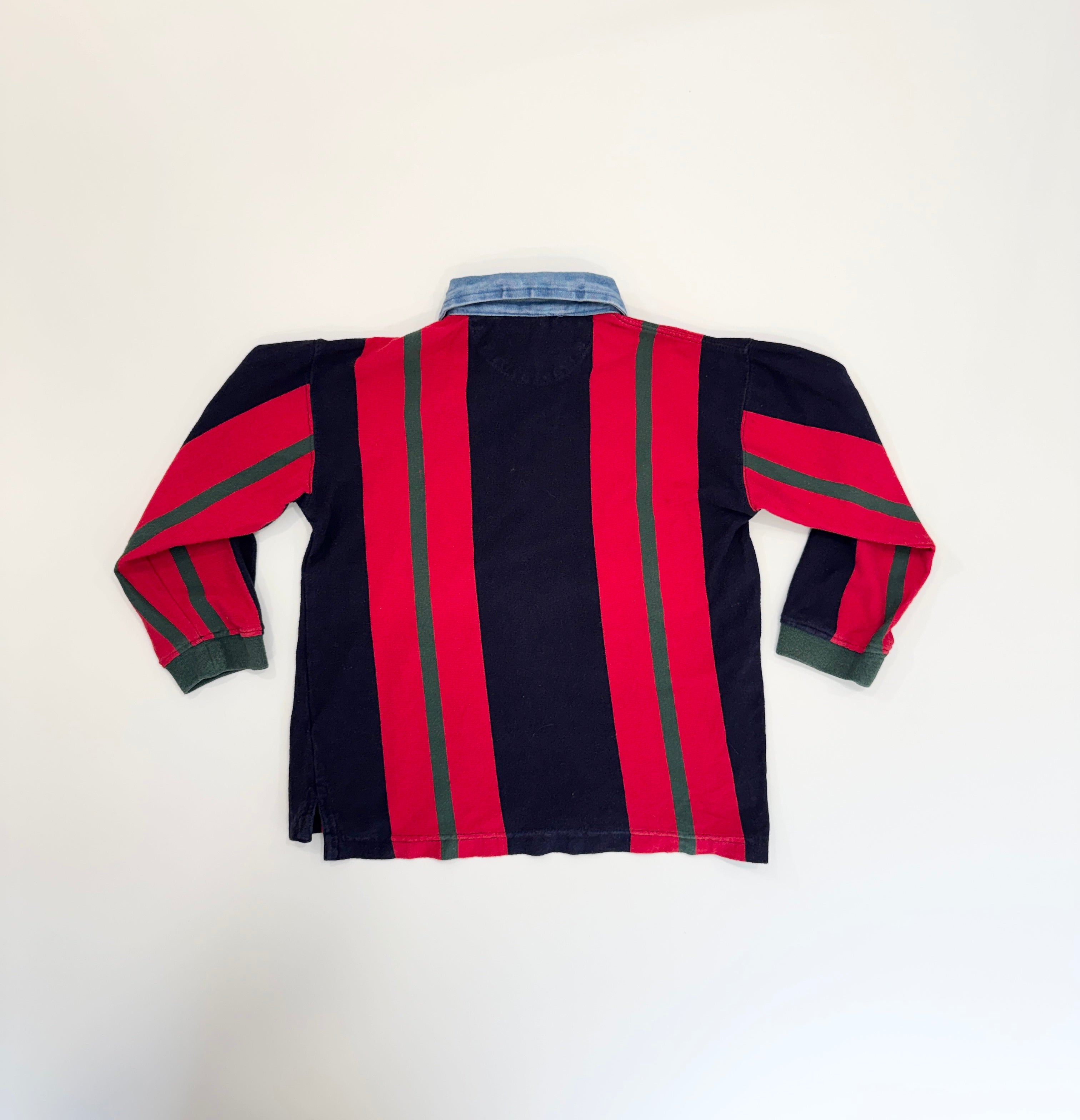 Vintage 90s Long Sleeve Polo (size 4)