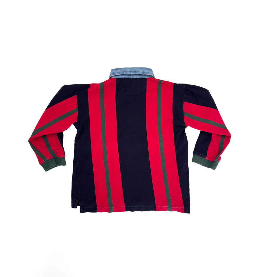 Vintage 90s Long Sleeve Polo (size 4)