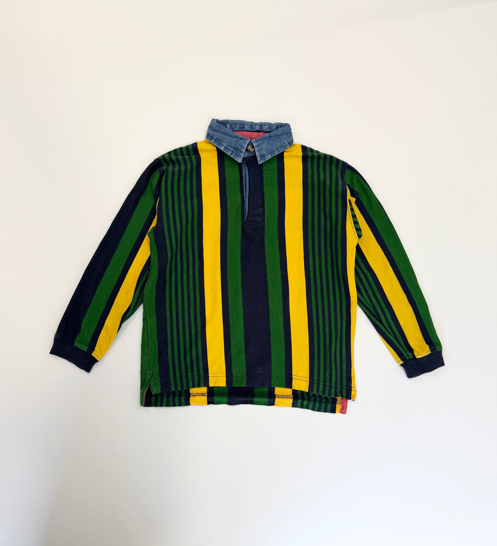 Vintage 90s Long Sleeve Polo (size 4)