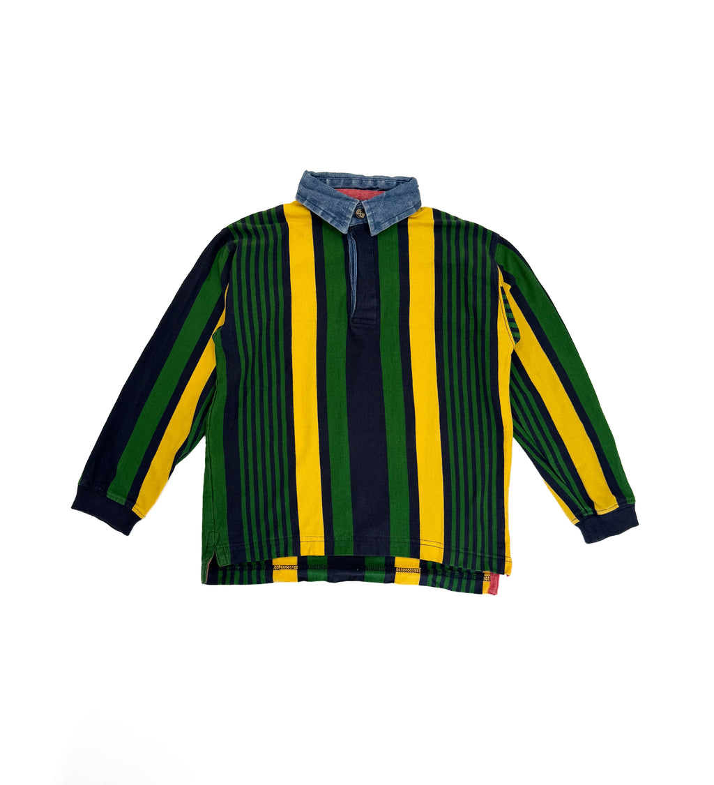 Vintage 90s Long Sleeve Polo (size 4)