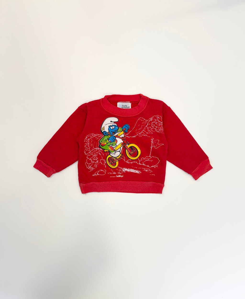 Vintage 80s Smurf Bmx Squeaker Crewneck (size 1/2)