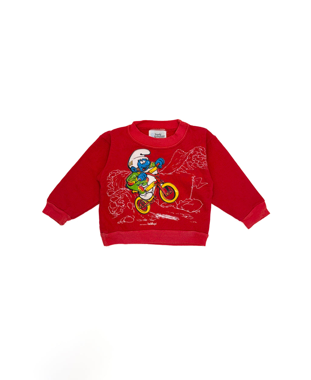Vintage 80s Smurf Bmx Squeaker Crewneck (size 1/2)