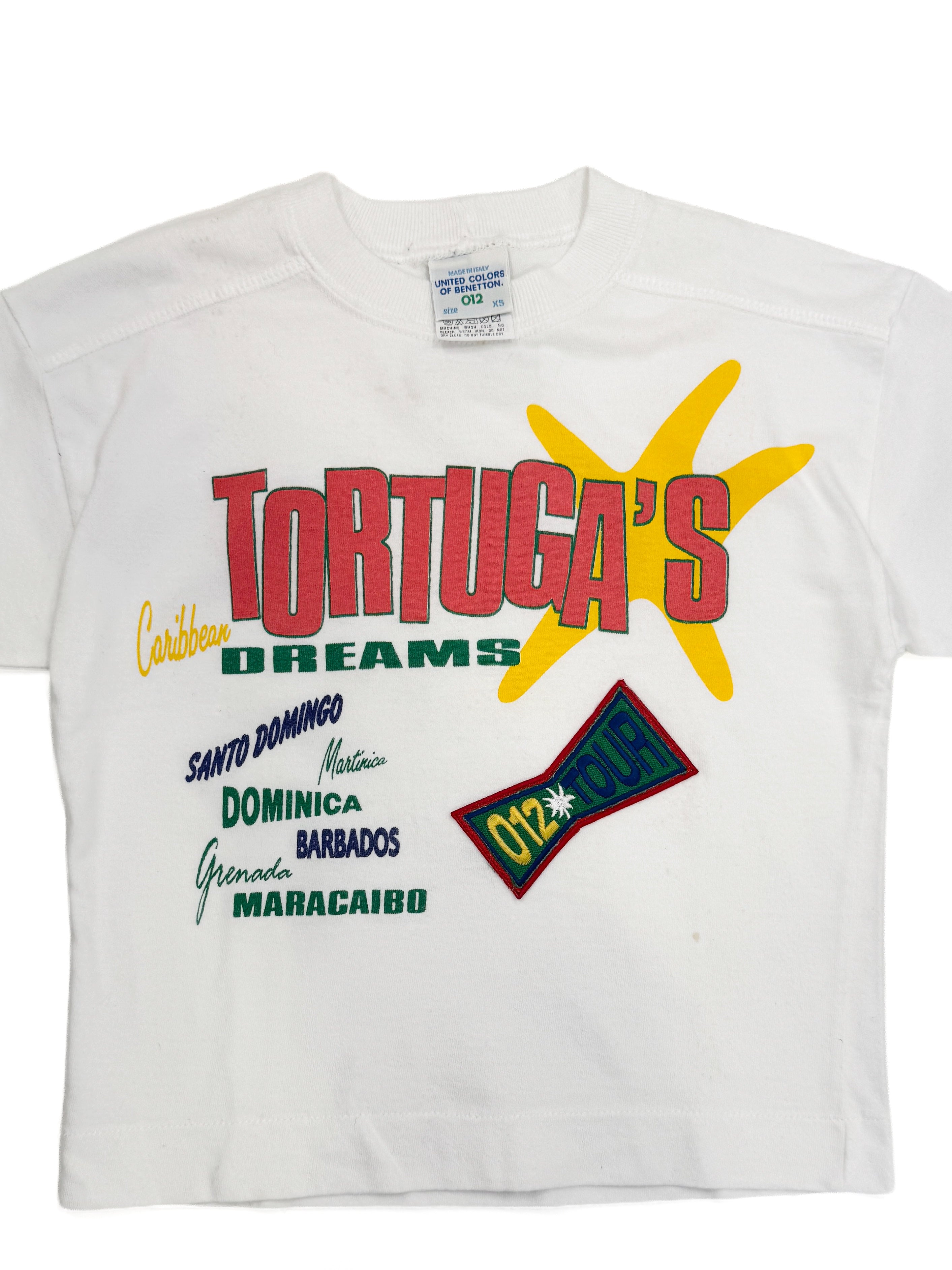 Vintage 90s Benetton Tortuga's Dreams T-Shirt (size 1)