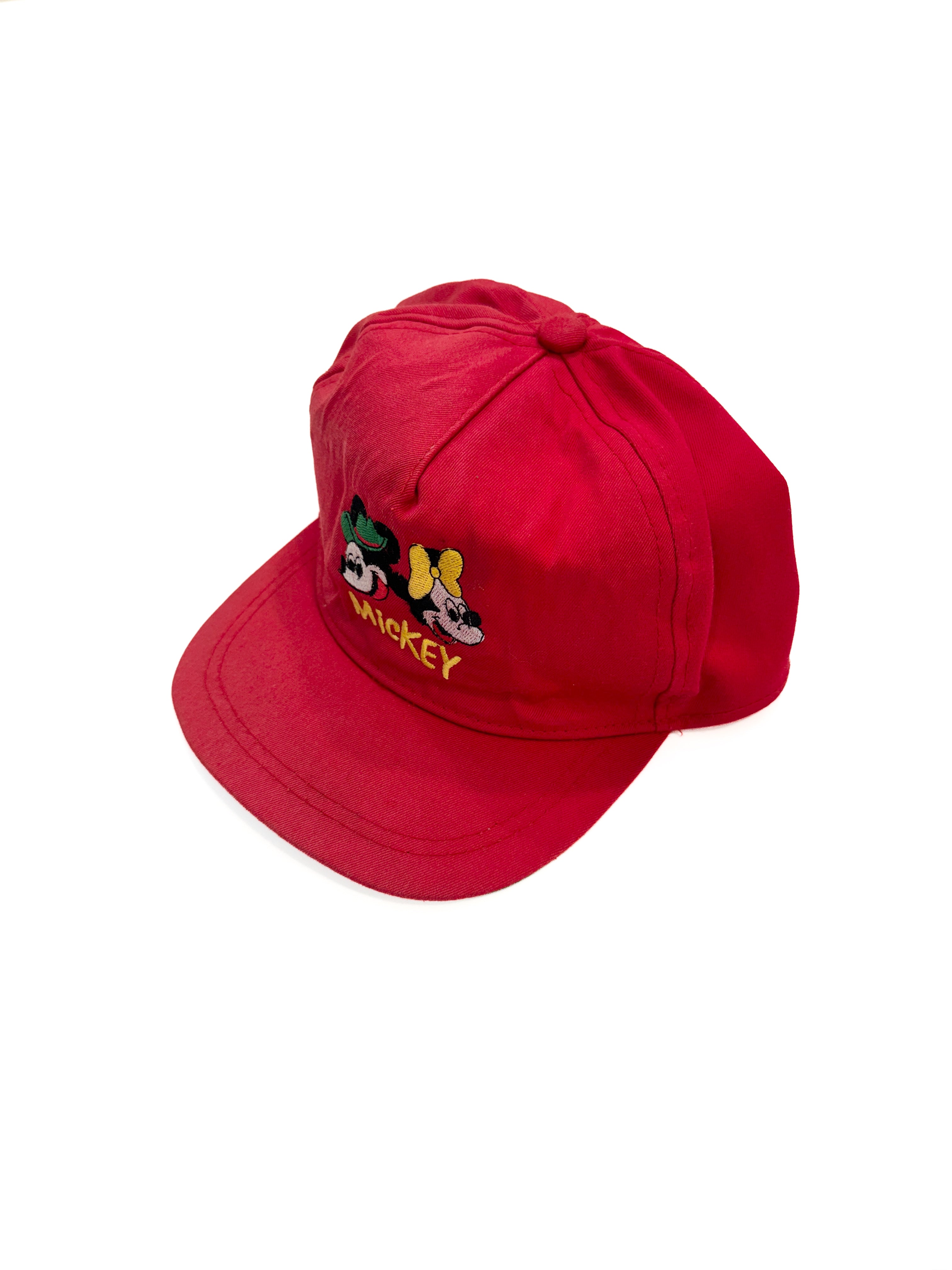 Vintage 90s Disney Mickey & Minnie Snapback Cap (size 50/52)