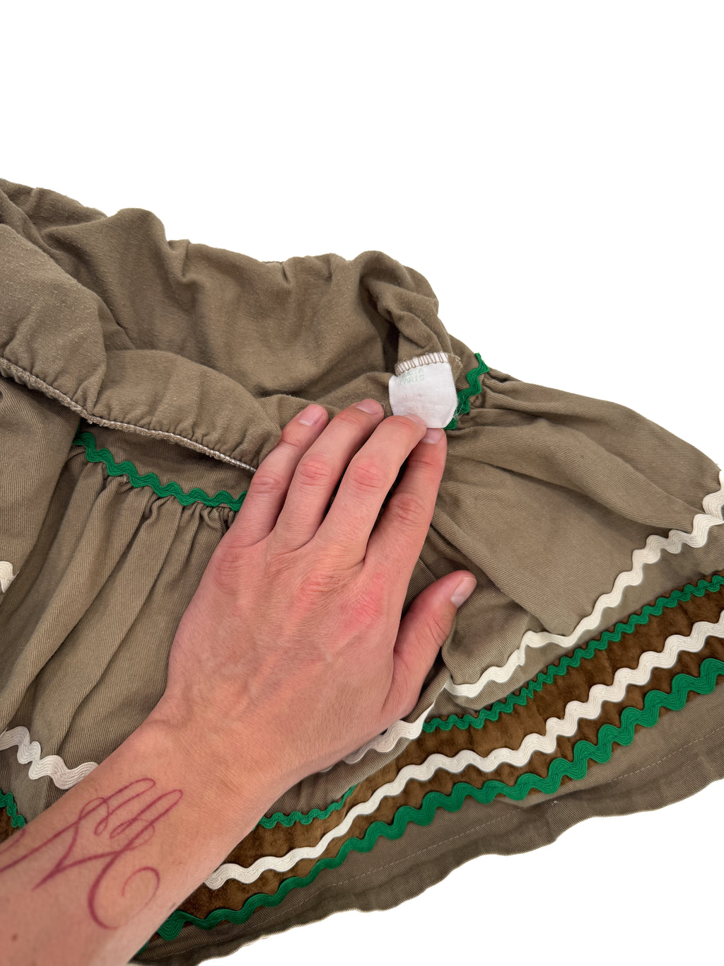Vintage 70s Prairie Girls Skirt (size 8)