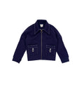 Vintage 70s Navy Zip Jacket (size 3/4)