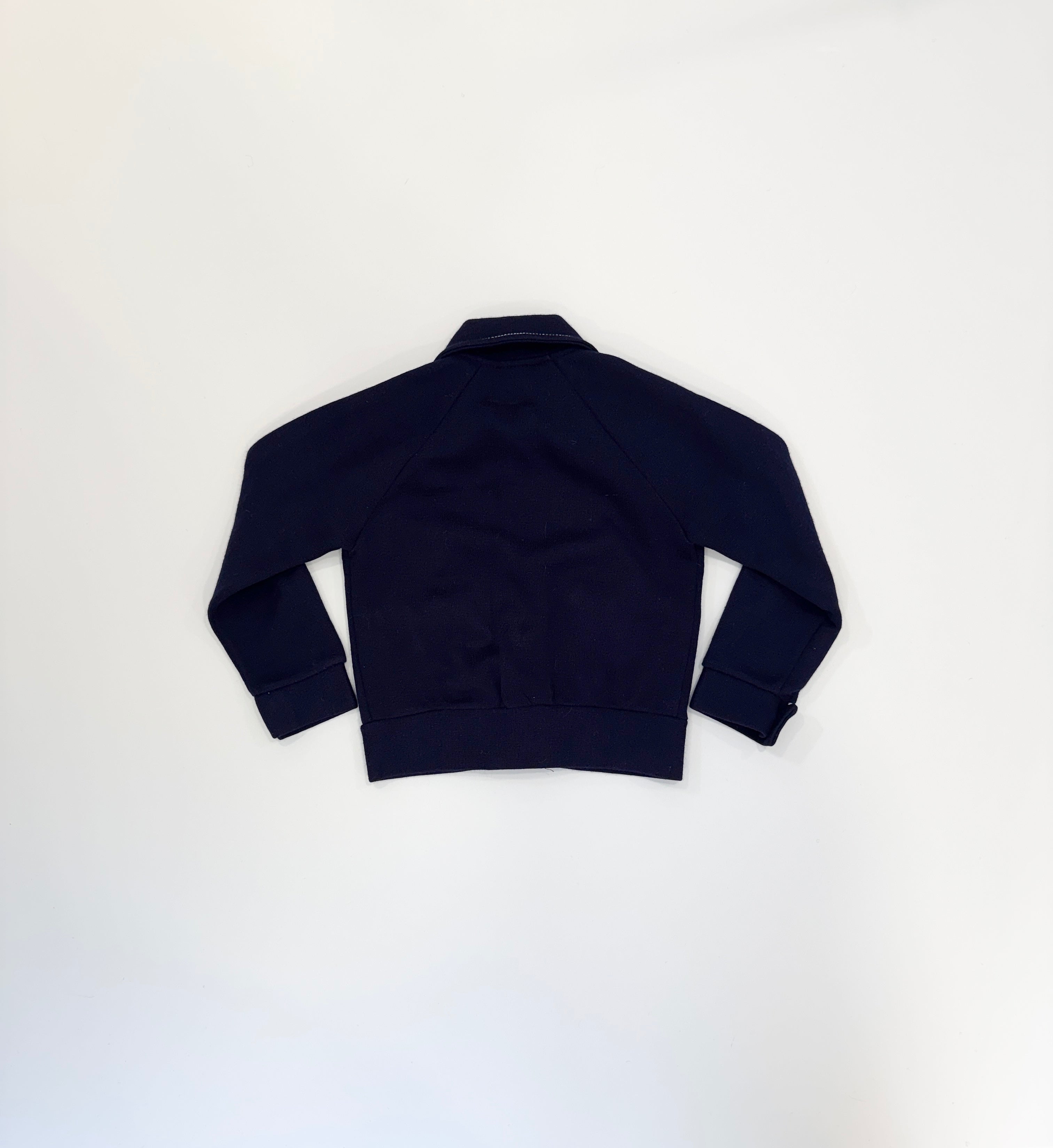 Vintage 70s Navy Zip Jacket (size 3/4)