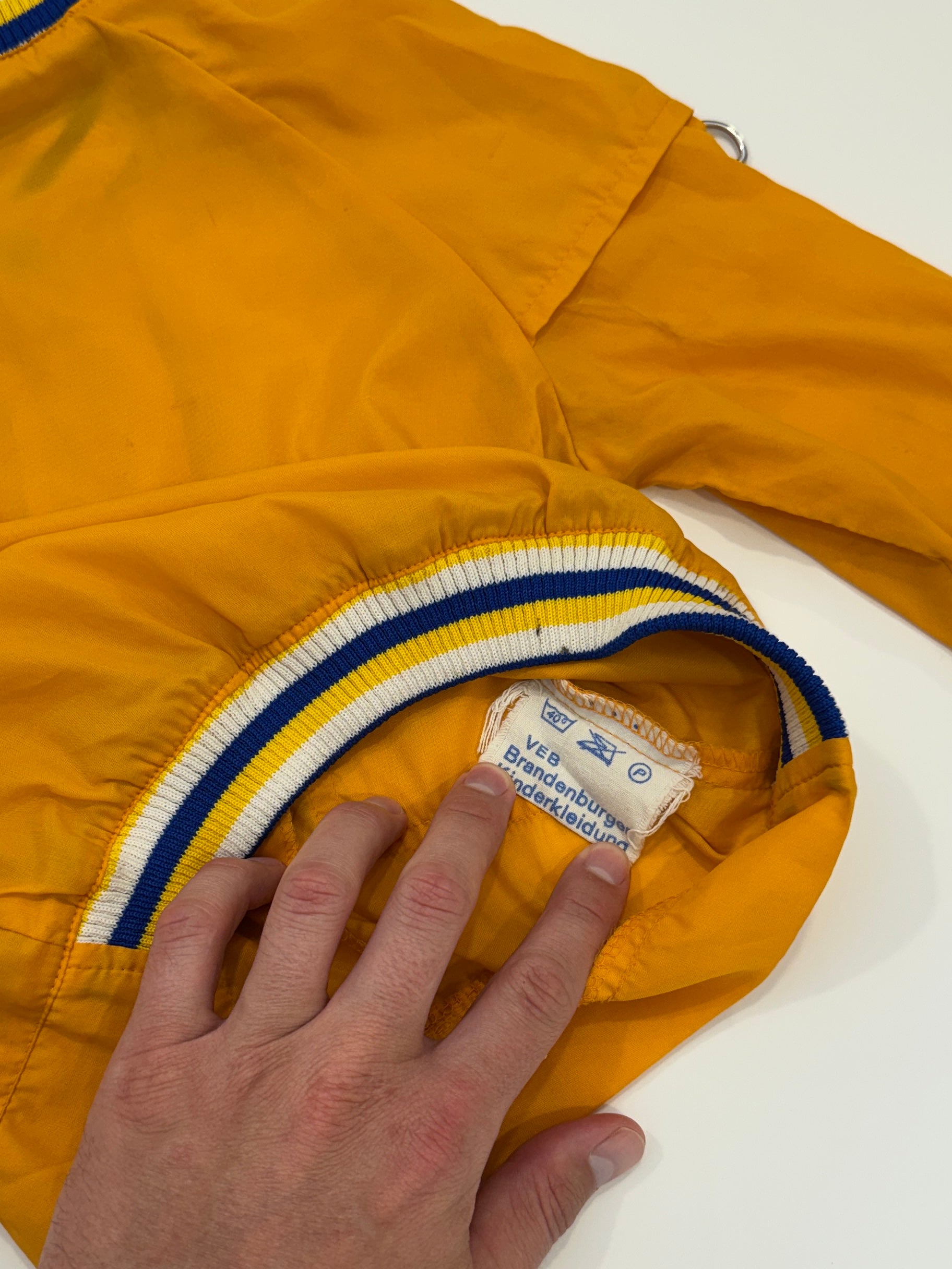 Vintage 80s Nylon Varsity Jacket (size 2)
