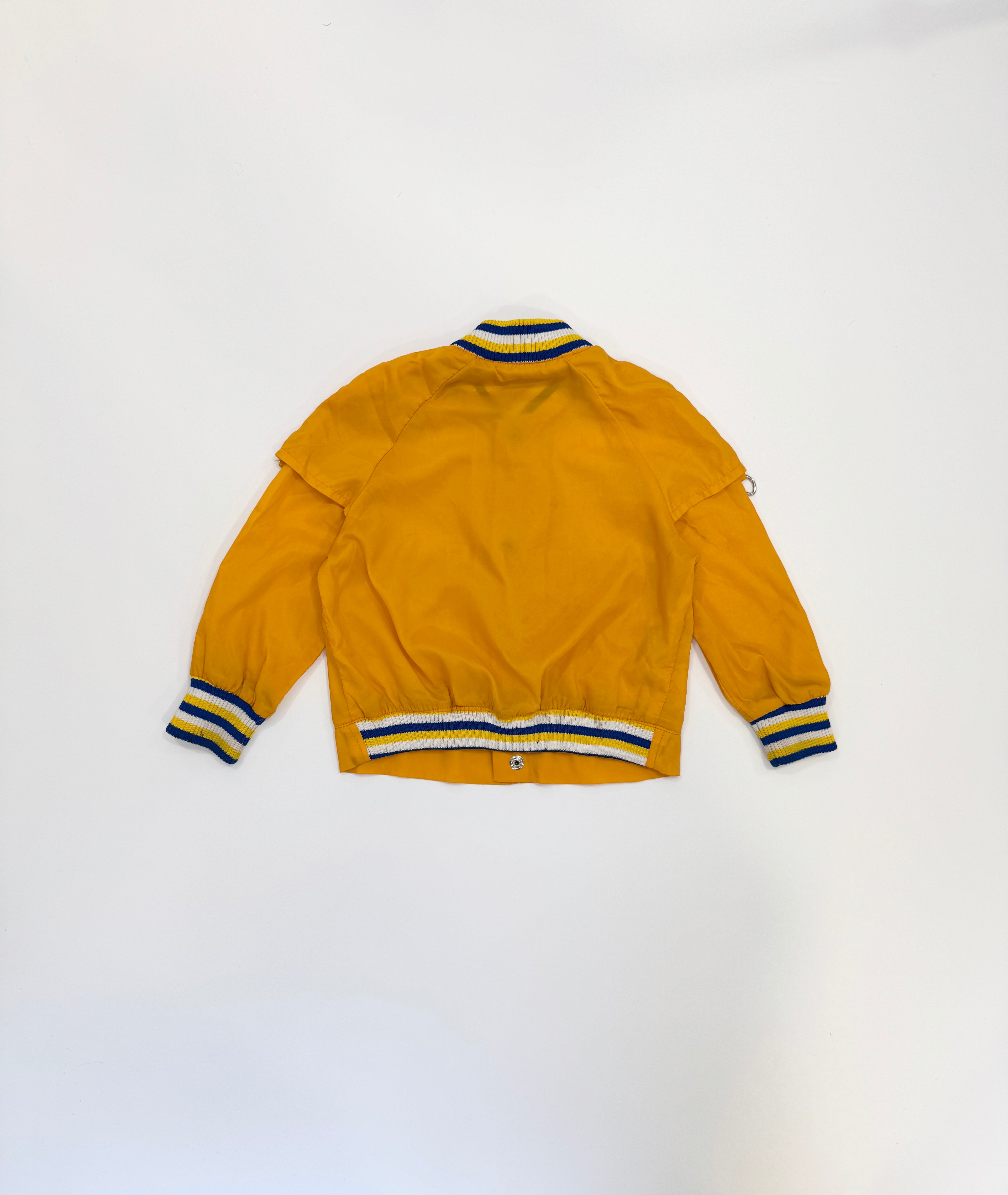 Vintage 80s Nylon Varsity Jacket (size 2)