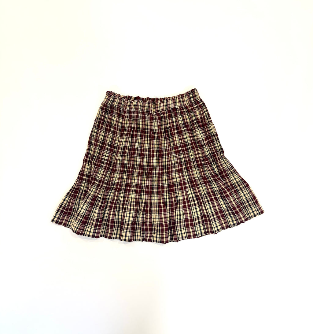 Vintage 90s Schoolgirl Plaid Skirt (size 10/12)