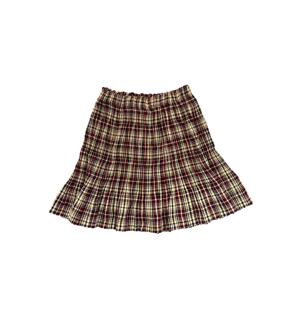 Vintage 90s Schoolgirl Plaid Skirt (size 10/12)