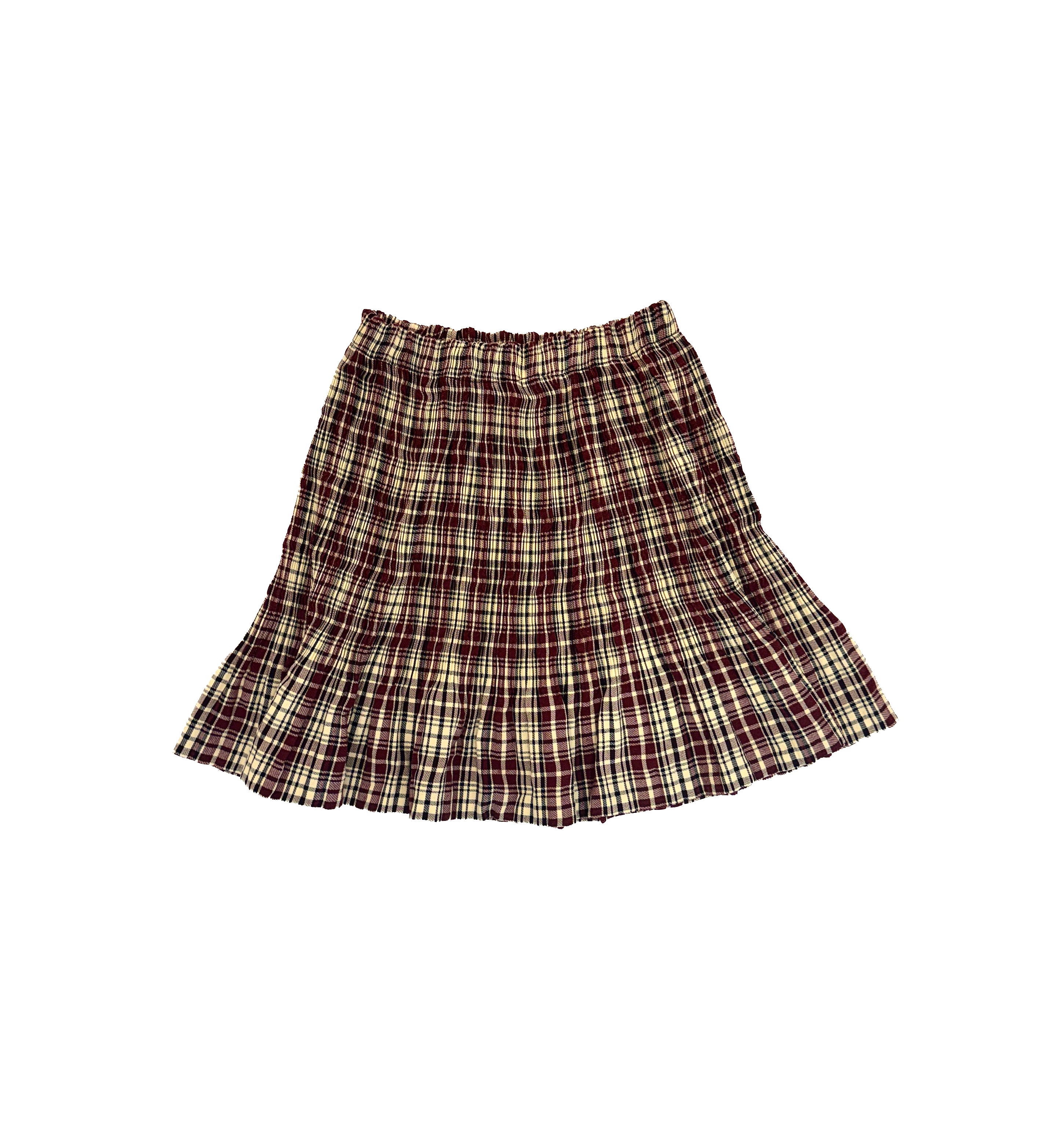 Vintage 90s Schoolgirl Plaid Skirt (size 10/12)