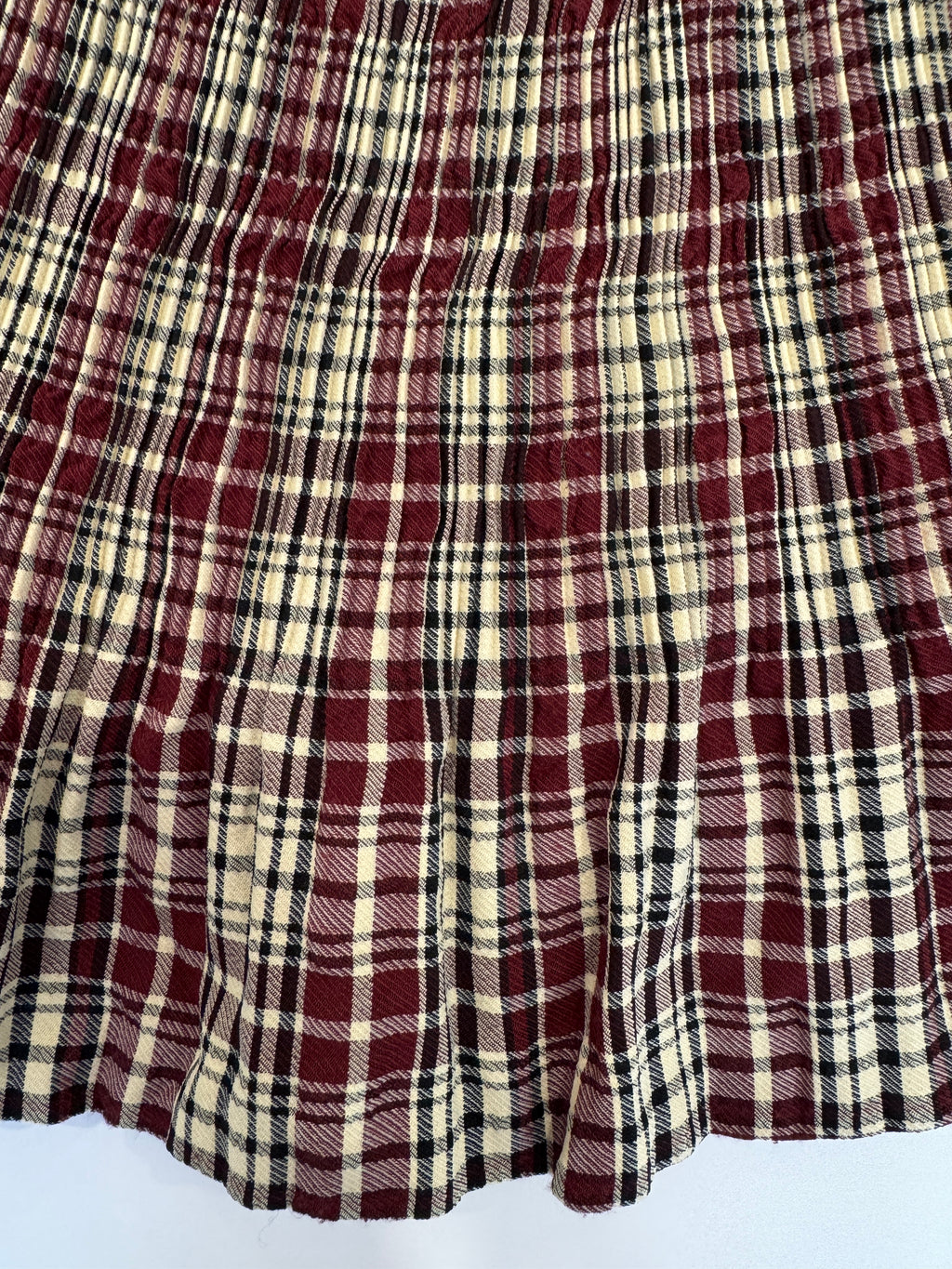 Vintage 90s Schoolgirl Plaid Skirt (size 10/12)