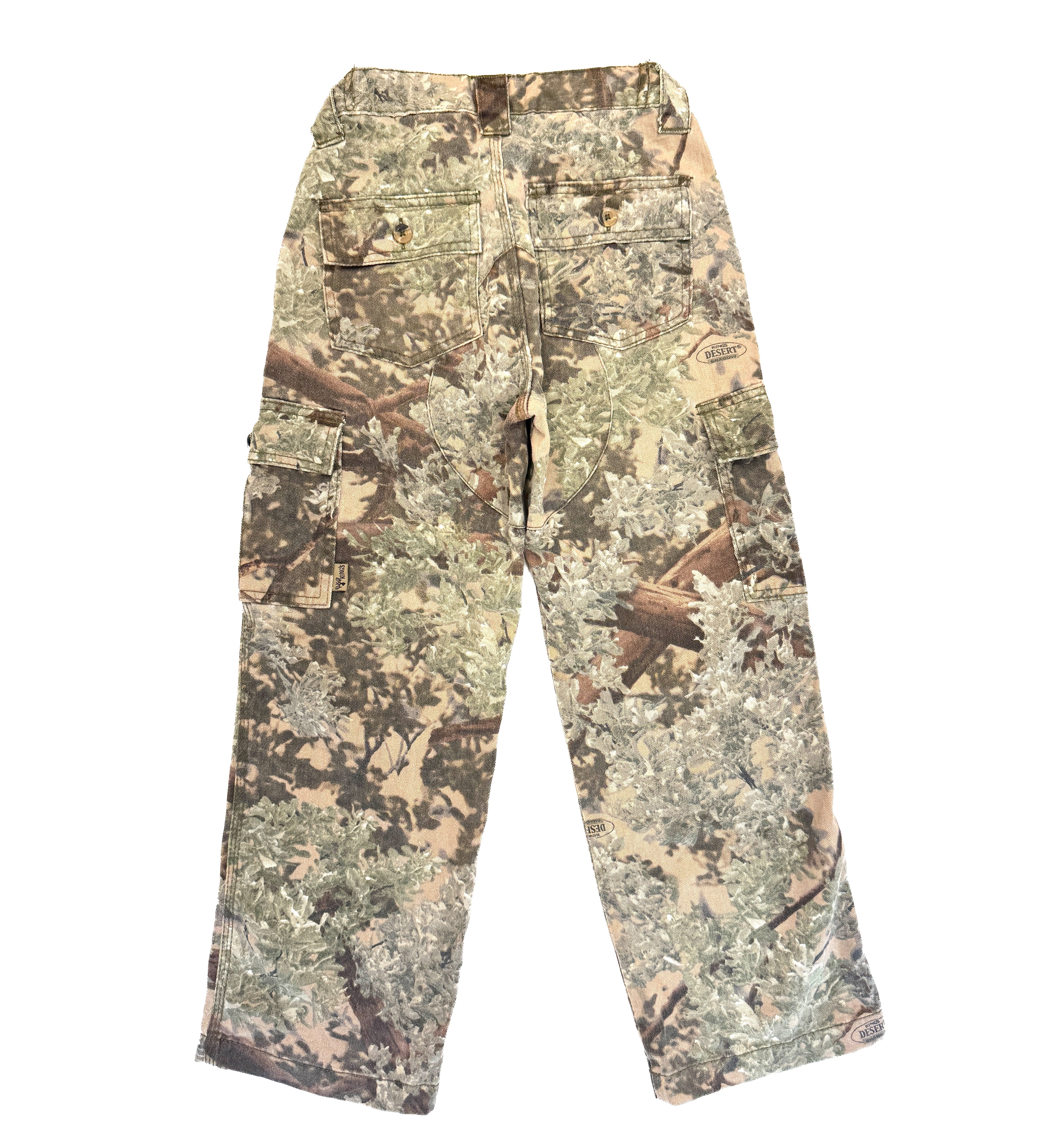 Vintage 90s King's Camo Desert Shadow Cargo Pants (size 10/12)
