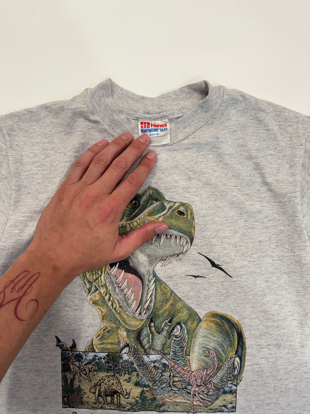 Vintage 90s Smithsonian Institution T-Rex Dinosaur T-Shirt (size 10/12)