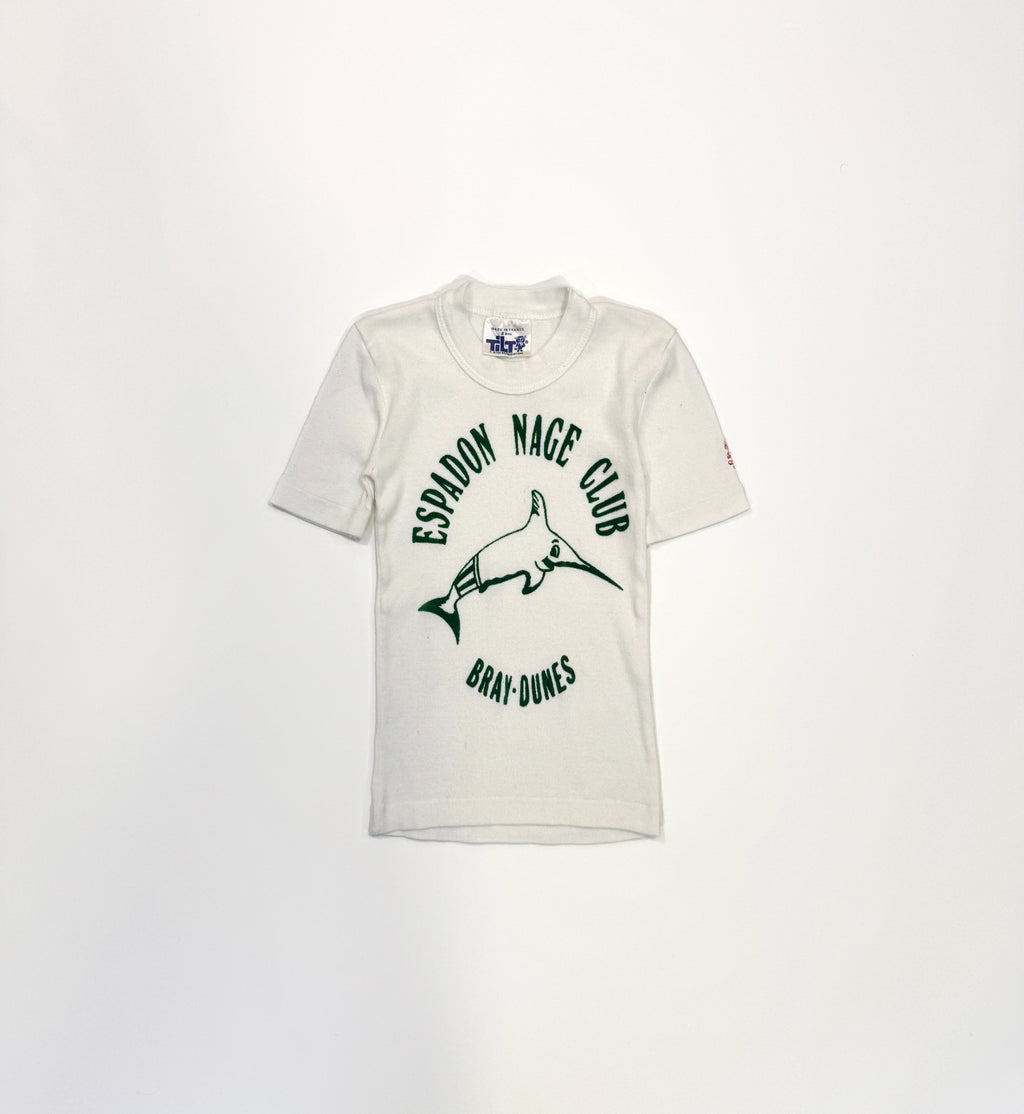 Vintage 70s French Swim Club T-Shirt (size 7/8)