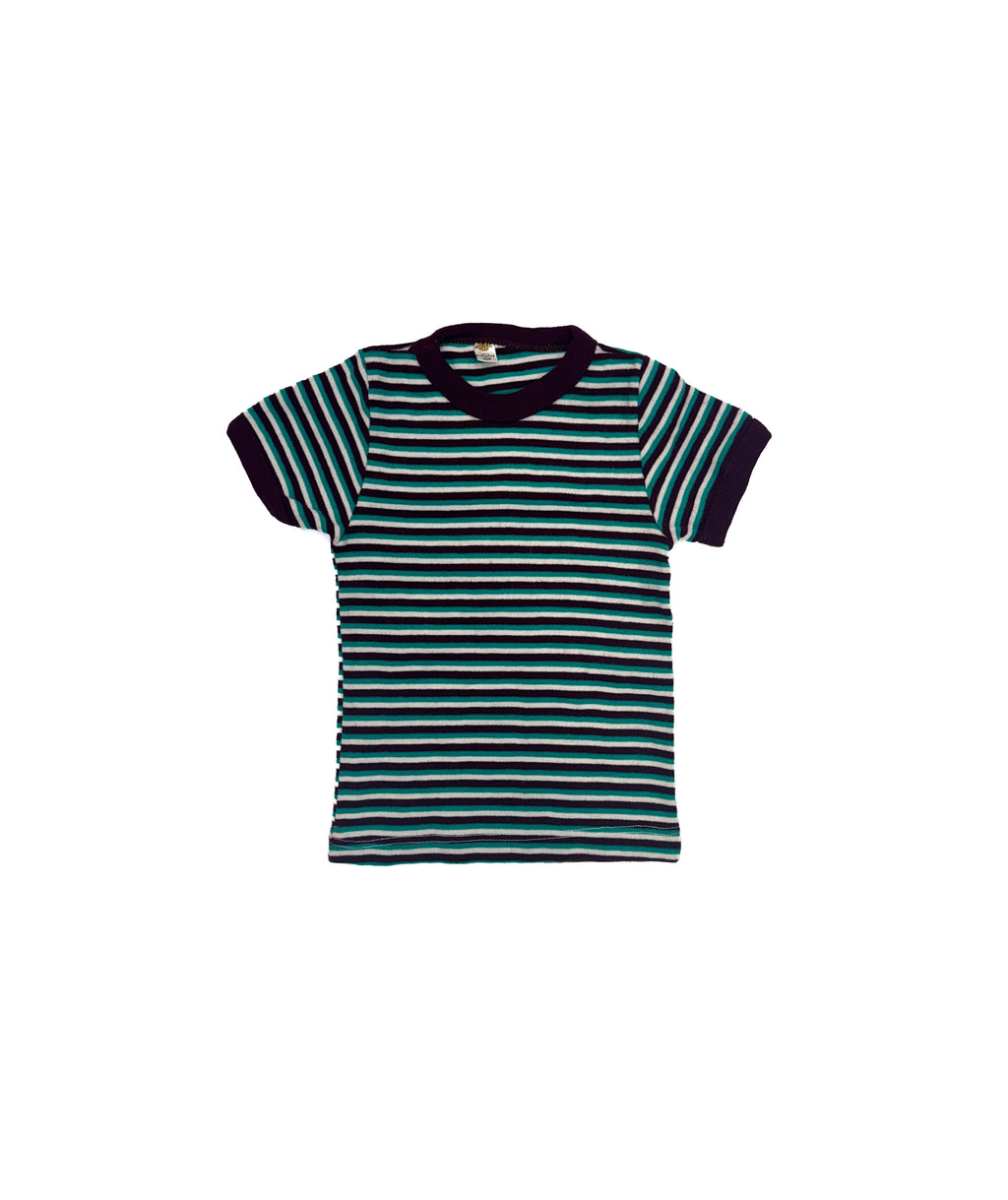 Vintage 70s Striped Ringer Tee (size 3/4)