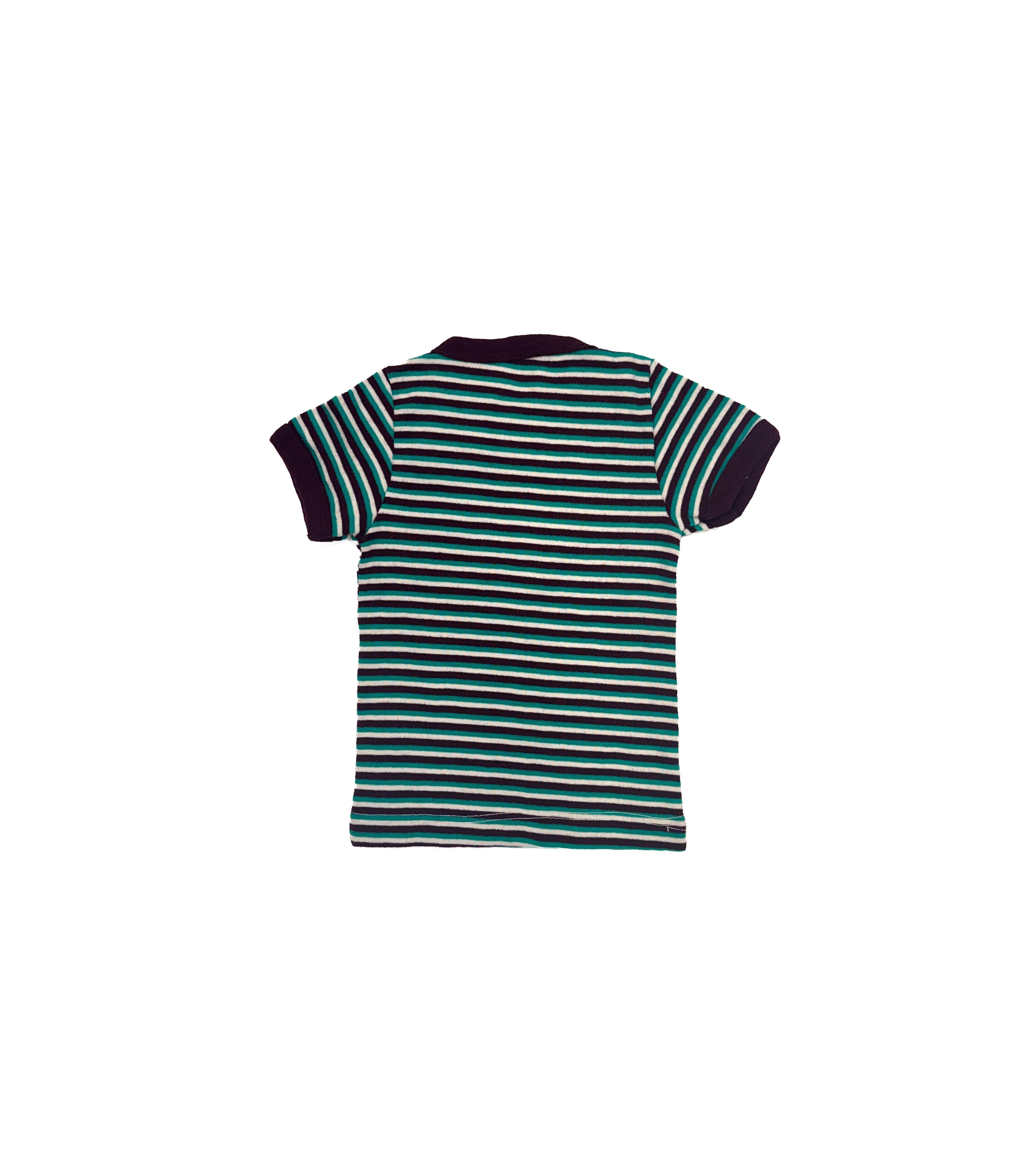 Vintage 70s Striped Ringer Tee (size 3/4)