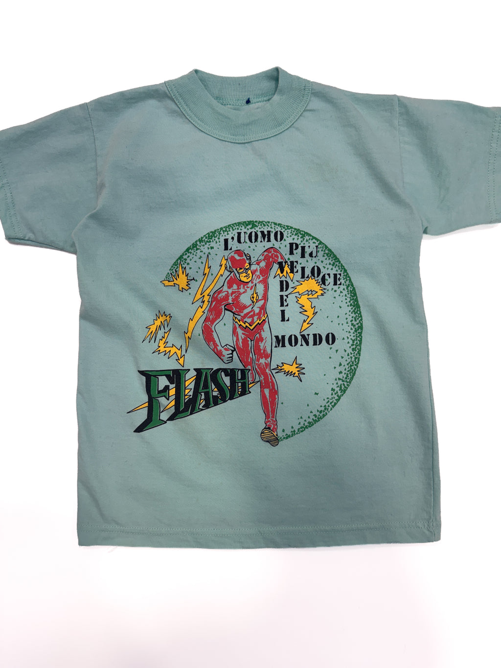 Vintage 80s Flash DC Comics Kids T-Shirt (size 3/4)