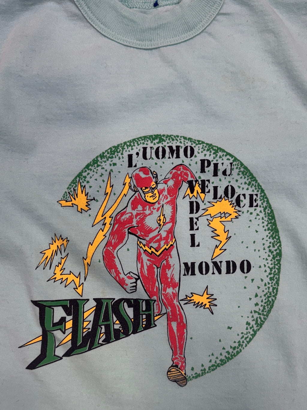 Vintage 80s Flash DC Comics Kids T-Shirt (size 3/4)