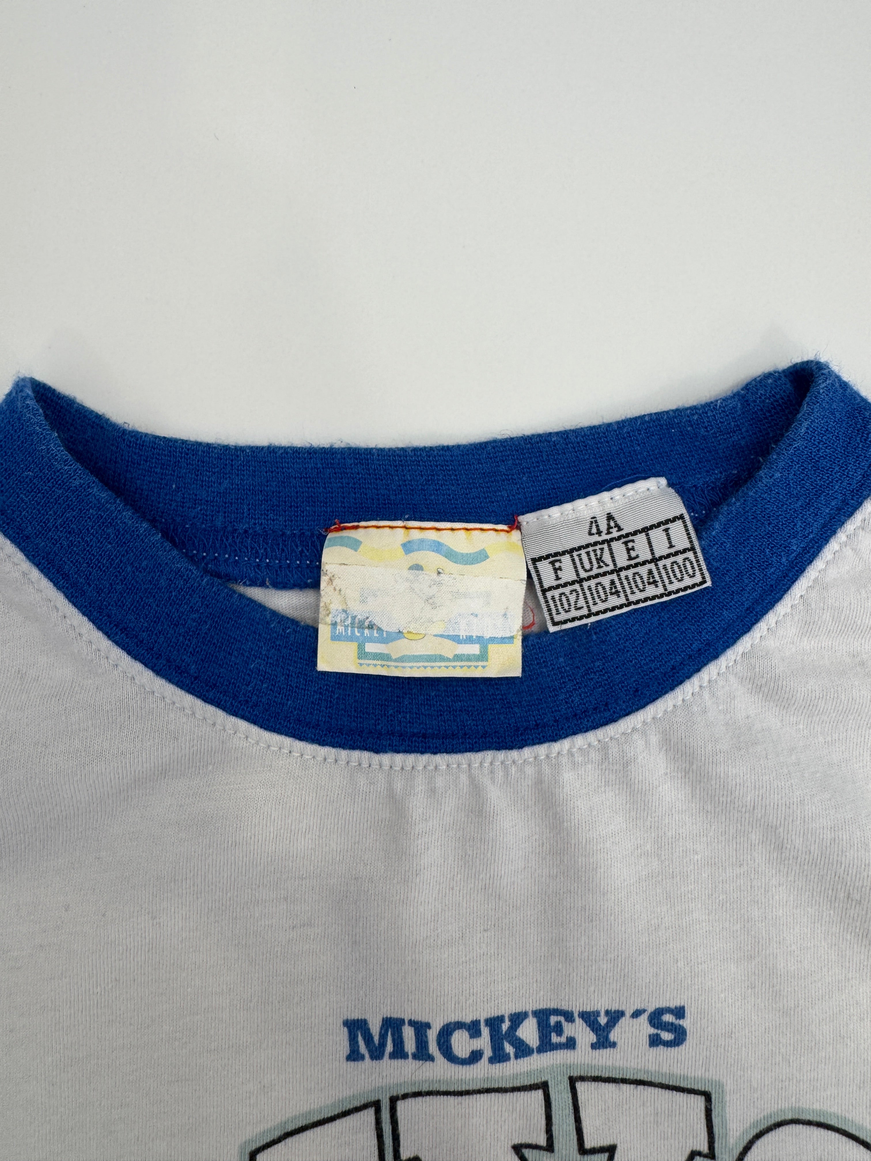 Vintage 90s Disney Mickey's NYC sport Kids Tee (size 4)
